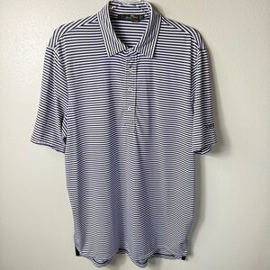 RLX Ralph Lauren Men's Striped‎ Golf Polo Shirt Size Large